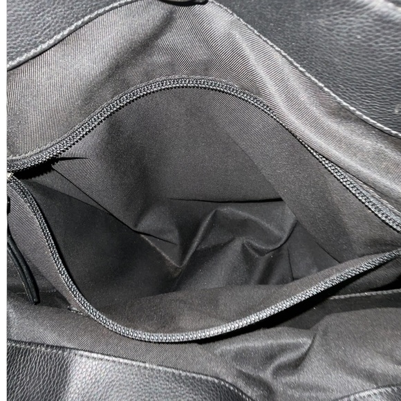Coach Thompson Large Slim North South Black Leather Tote Bag 70322 - Picture 11 of 16